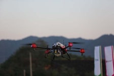 드론, 야간에도 임무 수행... 팜한농-LG유플러스, 야간 정밀방제 테스트 성공