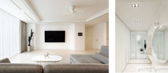 [interior] 담백하고 다채로운 화이트 하우스