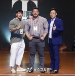 [포토] 조남은-김영범-김현성, '성공적인 대회를 위해~'(탱크콥스클래식)