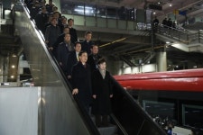 [NF 포토] 26일, 北 동·서해선 철도 도로 연결 및 현대화 착공식