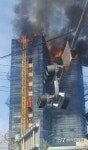 [NF 포토] 부산, 사하구 하단 18층 건물.공사장 화재 발생