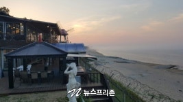 강원 속초 산불 꼭 한 달, 다시 찾은 나폴리아 카페 [포토]