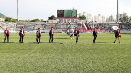 경남FC 홈경기에 합천군 데이 행사가져