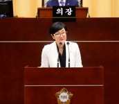 김수영 광주 서구의회 의원 상무지구 걷고 싶은 명품거리 사업 중단