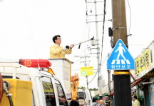 파주시,매미나방과의 전쟁 방제작업 총력 기울여