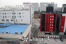 안산 하이비스호텔 진입로 관련 부서 간 엇박자