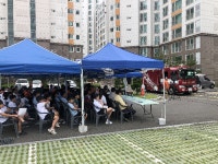 산청군 2019년 승강기 사고대응 합동훈련실시