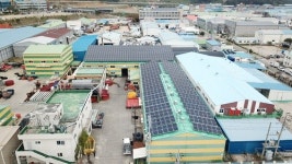 태양광전문기업 (주)명우이에스, 전남 완도군 농공단지 200kW급 태양광발전소 준공