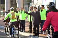 진주지역 대학생 자전거 국토대종주 발대식 개최