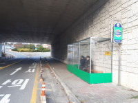 사천시 축동면, 버스정류장 온기텐트 설치