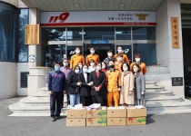 [미담]대전 드림킨더유치원, 코로나19 유성소방서 노고에 마음담아