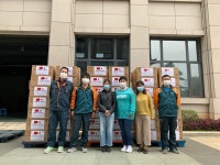 광양시,  중국 자매도시로부터  마스크 등 지원물품 어어져