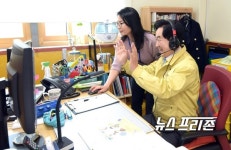 안병용 의정부시장, 관내 초교 방문..온라인 원격수업, 차질없이 준비해 달라