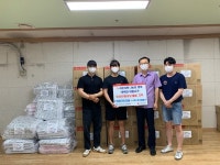 남동구 남촌도림동, ㈜지공기초건설·JJFC축구클럽 행복한 여름나기나눔 실천