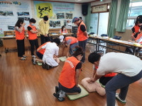진주시 가호동 지역사회보장협의체, 심폐소생술 교육실시