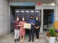 인천도시공사, 만수6동 저소득층에 추석명절 김 세트 지원