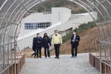 의령군, 자굴산 산림생태문화 체험단지 조성사업장 점검