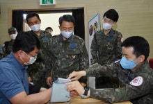 이성용 공군참모총장, 대구기지와 공군 제8196부대···방역 및 대비태세 현장지도