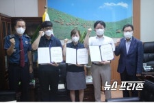 청양경찰서, 보이스피싱 예방한 청양축협 직원 감사장 수여