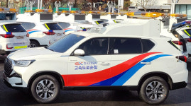 쌍용차 올 뉴 렉스턴 60대, 고속도로 순찰차량 공급