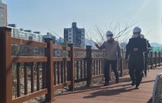 3월 준공 양산 평산근린공원 조성공사 현장 점검