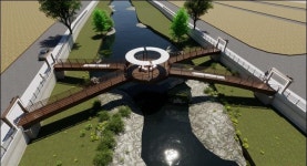 고창군, 고창천 인도교 6월 말 개통