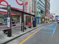 양산 남부시장 버스정류소 북정방향 통합 이전