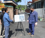 오규석 기장군수, 철마면 도로공사 현장 점검