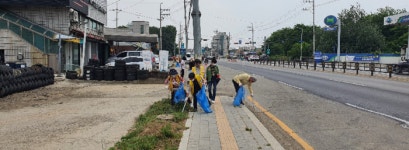 평택시,  포승읍 유관기관·단체 환경정화 활동