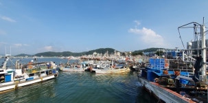 [포토]맑게 개인 충남 보령 대천항