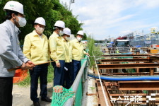 김진부 경남도의회 의장, 집중호우 취약지구 현장 점검