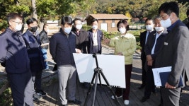 안성시, 한국농어촌공사 안성지사와 금광저수지 녹조 현상 현장 점검