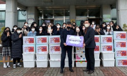 목포혜인여자고등학교, 저소득 어르신께 사랑나눔 상자 전달