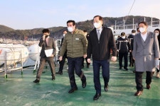 [포토]조승환 해양수산부장관 대천연안여객터미널 현장점검