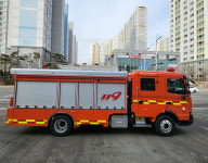 경산소방서, 하양119안전센터에 신규 중형소방펌프차 배치..소방력 강화