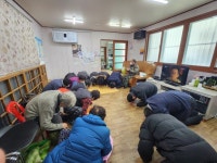 밀양시 삼문동∙산내면, 새해맞이 경로당 합동세배
