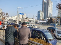 마산합포구, 교통사고 잦은 서성광장교차로 개선공사현장 점검