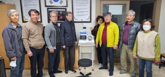 거창군 가북면, 경로당 34곳에 혈압계 설치