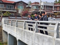 성산구, 가음정천 생태복원사업 현장점검