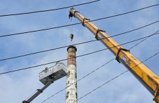 합천군, 경남 군단위 최초 목욕탕 노후 굴뚝 전체 철거