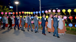 합천군, 부처님오신날 봉축 자비광명 평화의탑 점등