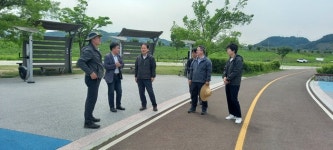 곽기권 의창구청장, 북면 금계국 어울림 축제 사전점검