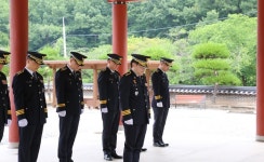 전주완산경찰서, 제68회 현충일 군경묘지 참배