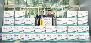 황성문 금융단지 주유소 대표, 부산 남구청에 선풍기 기탁