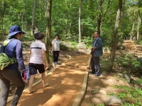 성산구, 맨발로 걷는 성주사 옆 황토곰숲길 이용객들 호응