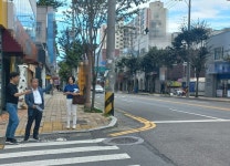 마산회원구, 회원초 앞 교통사고 위험지역 현장점검