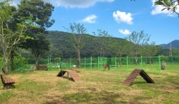 거제 용산쉼터에 반려견 놀이터 개장