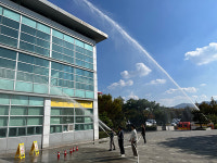 경북TP, 경산소방서 중앙119안전센터와 합동 소방훈련 실시