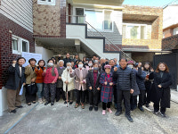 대구보건대 HI-FIVE HIVE센터, 수산경로당 환경개선 리모델링 공사 현판식 가져