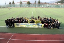 진해 풍호축구장서 장애인직업재활시설 행복나눔 FC로망스 선수단 창단식